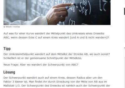Spektrum online – Treitz-Rätsel Mathematik